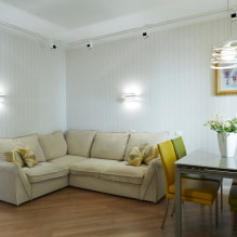 Apartment design 45 sq. m. - ideas of arrangement, photo in the interior-2