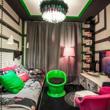 Соба за тинејџерку: избор боје, стила, идеје за украшавање, зонирање, декор-6
