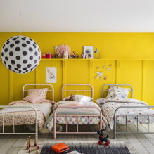 Children's room for three children: zoning, advice on arrangement, the choice of furniture, lighting and decor-0
