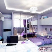 Lilac and purple children's room: features and design tips-0