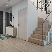 Maisonette-Wohnungen: Grundrisse, Anordnungsideen, Stile, Gestaltung der Treppe-5