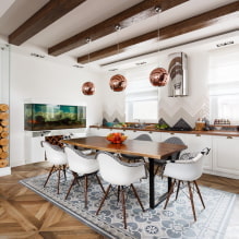 Skandinavischer Stil im Inneren der Küche: ein gemütliches Design schaffen-5