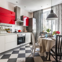 Skandinavischer Stil im Inneren der Küche: ein gemütliches Design schaffen-6