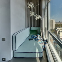 Balcony and loggia design: design ideas, decoration, choice of color, furniture, style and decor-0
