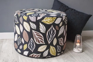 How to make an ottoman with your own hands from scrap materials?