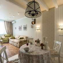 Hogyan lehet díszíteni egy provence-i stílusú nappali belső terét? - részletes stílus útmutató-3