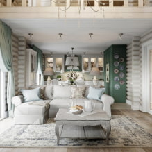 Hogyan lehet díszíteni egy provence-i stílusú nappali belső terét? - részletes stílus útmutató-4