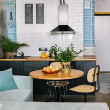 How to decorate a loft-style kitchen - a detailed design guide-3