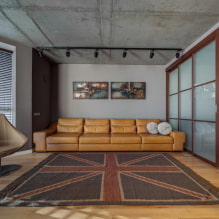 Hogyan lehet díszíteni a loft stílusú nappali belső terét? -1