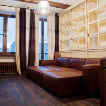 Hogyan lehet díszíteni a loft stílusú nappali belső terét?