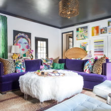 Eclectic style in the interior: choice of colors, finishes, furniture, textiles, lighting and decor-6