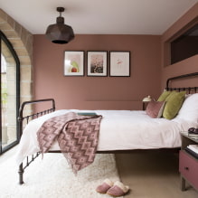 Rózsaszín hálószoba: tervezési jellemzők, gyönyörű kombinációk, valódi fotók-0
