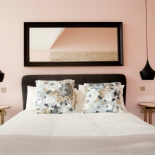 Rózsaszín hálószoba: tervezési jellemzők, gyönyörű kombinációk, valódi fotók-4