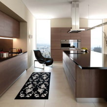 Moderne Küchen: Designmerkmale, Oberflächen und Möbel-2