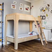 Дечија соба за двоје деце: примери поправке, зонирање, фотографије у унутрашњости-0