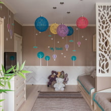 Kinderzimmer für zwei Kinder: Reparaturbeispiele, Zoneneinteilung, Fotos im Innenraum-1
