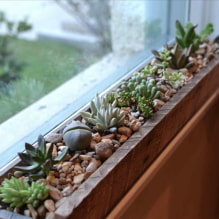 How to decorate a windowsill? Decor options, photos in the interior. -3