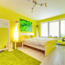 Bedroom design 17 sq. m. - layouts, design features-4