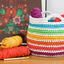 How to make a crochet basket with your own hands? -0