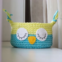 How to make a crochet basket with your own hands? -3