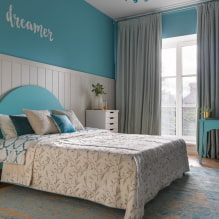 Плаве и плаве боје у унутрашњости дечије собе: карактеристике дизајна-4