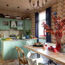 Design der kombinierten Küche-Esszimmer-Wohnzimmer: die besten Ideen und Fotos-3