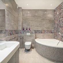 Corner bathtub in the interior: pros and cons, design examples-3