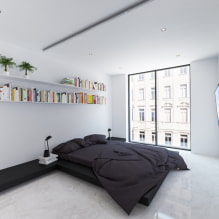 Спаваћа соба у стилу минимализма: фотографија у унутрашњости и карактеристике дизајна-1