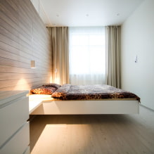 ห้องนอนในสไตล์เรียบง่าย: ภาพถ่ายในการตกแต่งภายในและคุณสมบัติการออกแบบ-8