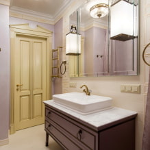 การจัดแสงในห้องน้ำ: เคล็ดลับในการเลือกสถานที่ แนวคิดการออกแบบ-0