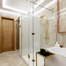 การจัดแสงในห้องน้ำ: เคล็ดลับในการเลือกสถานที่ แนวคิดการออกแบบ-1