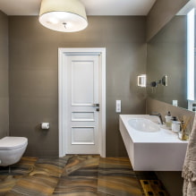 Osvětlení v koupelně: tipy na výběr, umístění, designové nápady-8