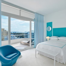 ห้องนอนโทนสีฟ้า: ลักษณะการออกแบบ การผสมสี แนวคิดการออกแบบ-5