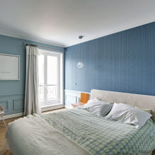 Bedroom in blue tones: design features, color combinations, design ideas-7
