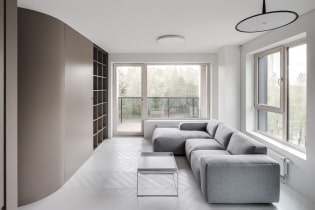 Wohnzimmer im Stil des Minimalismus: Designtipps, Fotos im Interieur