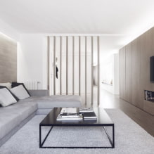 Living room in the style of minimalism: design tips, photos in the interior-6