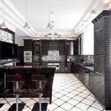 Art Deco kitchen: design features, real design examples-1
