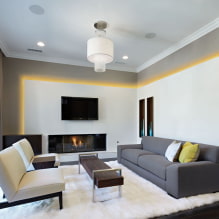 Jak uspořádat osvětlení v obývacím pokoji? Moderní řešení.-1
