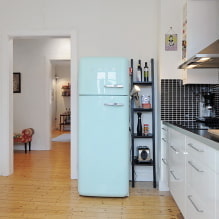 Hogyan helyezzük el a hűtőszekrényt a konyhában?