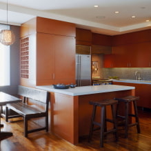 Japanese-style kitchen: design features and design examples-4