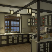 Japanese-style kitchen: design features and design examples-7