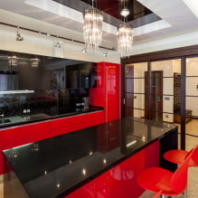 Red kitchen: design features, photos, combinations-0