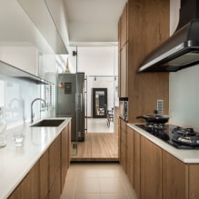 Üvegkötény a konyhához: fotó a belső térben, design, a 6. választás jellemzői