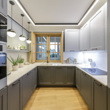 How to properly organize lighting in the kitchen? -8