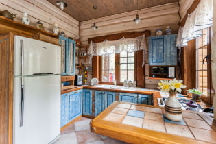 Country style kitchen: features, ideas for home and apartment