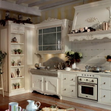 Country style kitchen: features, ideas for home and apartment-3