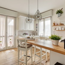 Provence style kitchen: design features, real photos in the interior-5
