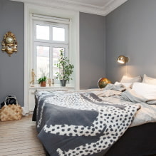 Schlafzimmer im skandinavischen Stil: Ausstattung, Foto im Innenraum-0