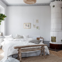 Bedroom in a Scandinavian style: features, photo in the interior-4