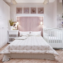 Schlafzimmer im provenzalischen Stil: Funktionen, echte Fotos, Designideen-5